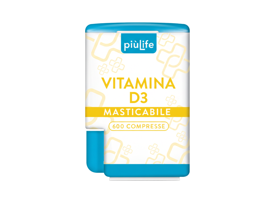 +Life Vitamina D3 Pocket integratore di vitamina D3 in micro-compresse 600cpr