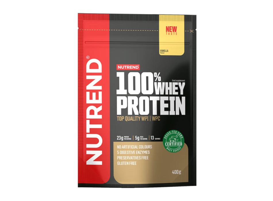 100% Whey Protein Nutrend Busta Proteine Siero del Latte 400g Vaniglia