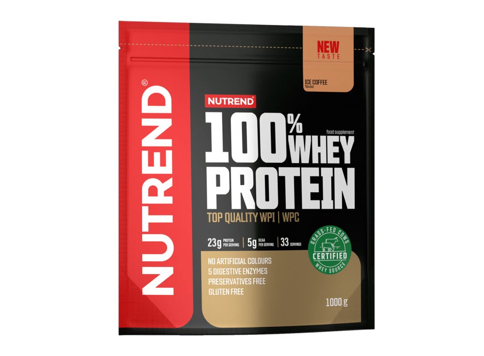 100% Whey Protein Nutrend Proteine Siero del Latte 1000g Gelato al Caffè