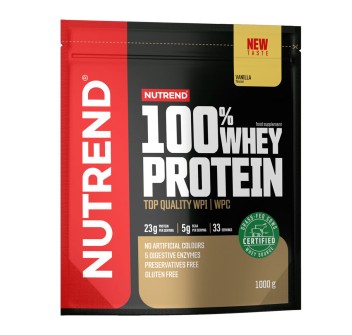 100% Whey Protein Nutrend Proteine Siero del Latte 1000g Vaniglia