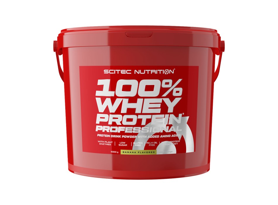 100% Whey Protein Professional Scitec Nutrition 5kg Banana