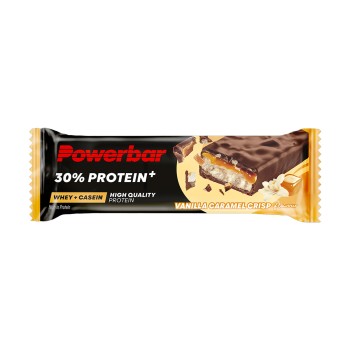 30% Protein Bar Powerbar 55g Barretta Proteica Vaniglia Caramel Crisp