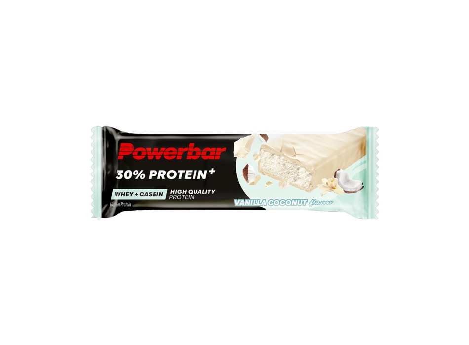 30% Protein Bar Powerbar 55g Barretta Proteica Vaniglia Cocco