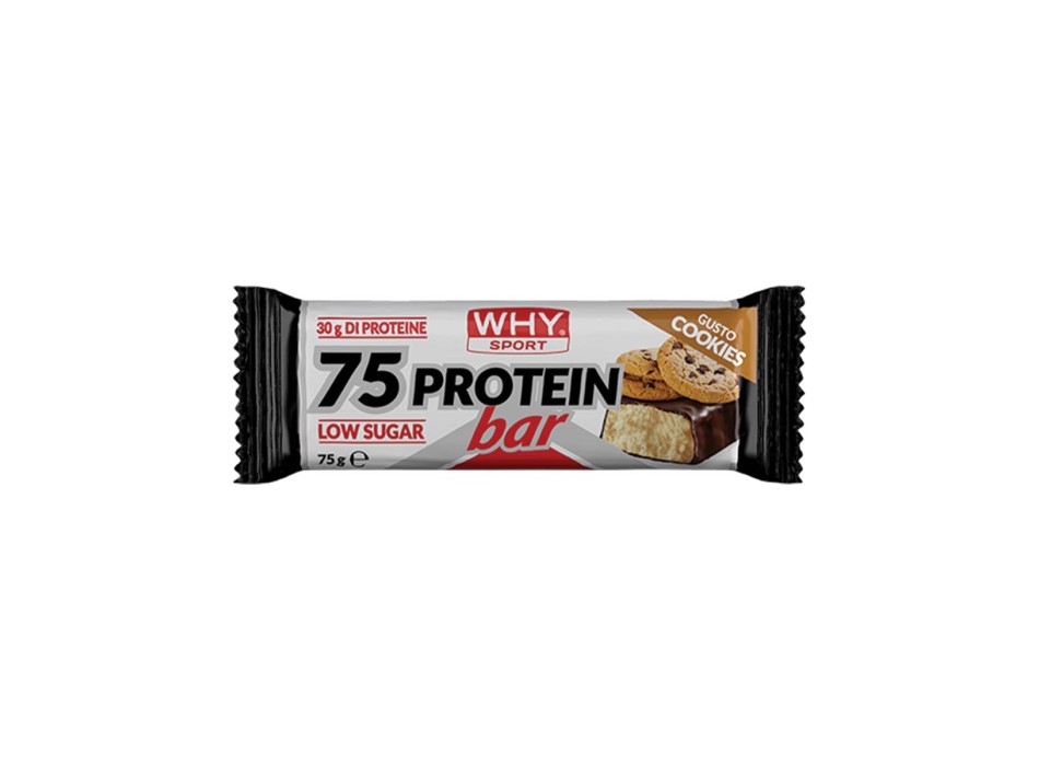 75 PROTEIN BAR - Barretta proteica di 75g con il 40% di proteine WHY SPORT