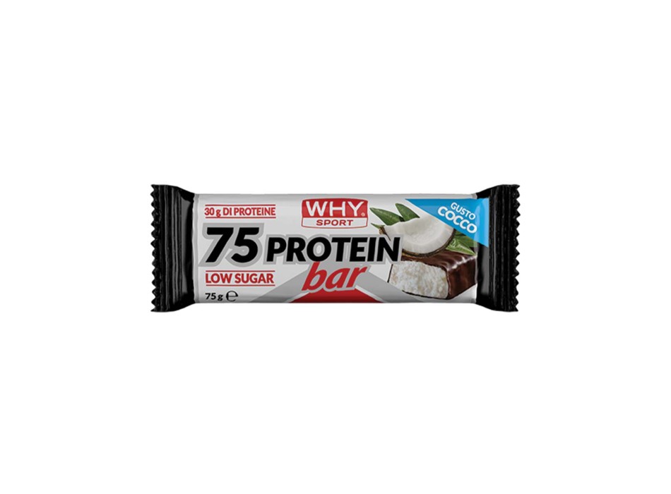75 PROTEIN BAR - Barretta proteica di 75g con il 40% di proteine WHY SPORT