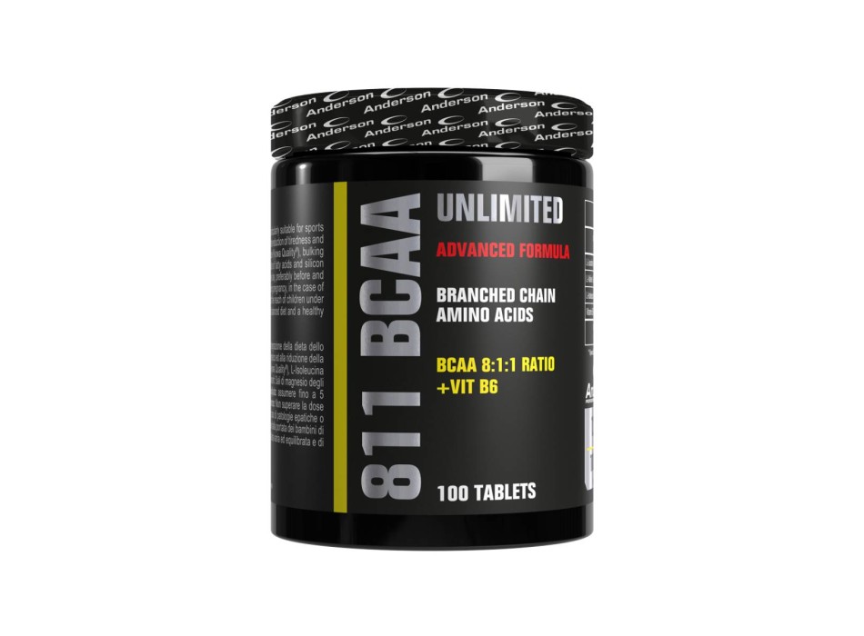 8:1:1 Unlimited Anderson integratore BCAA leucina 100 compresse