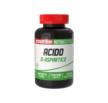 Acido Aspartico 750 mg pronutrition Integratore DAA Vigore Maschile 90 compresse