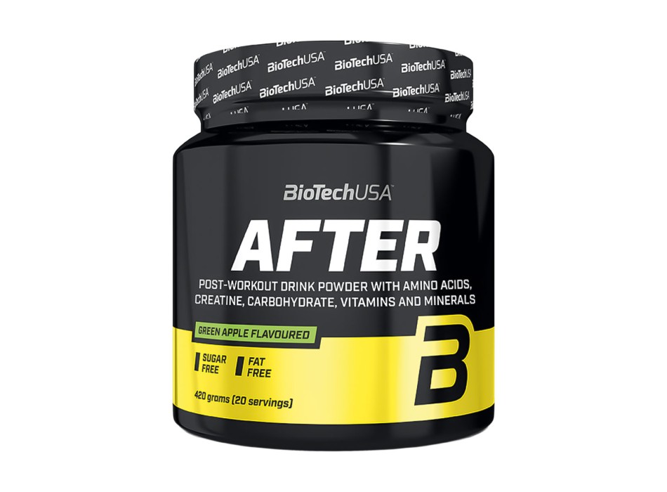 After BioTechUSA integratore post-workout recupero completo polvere 420g mela ve