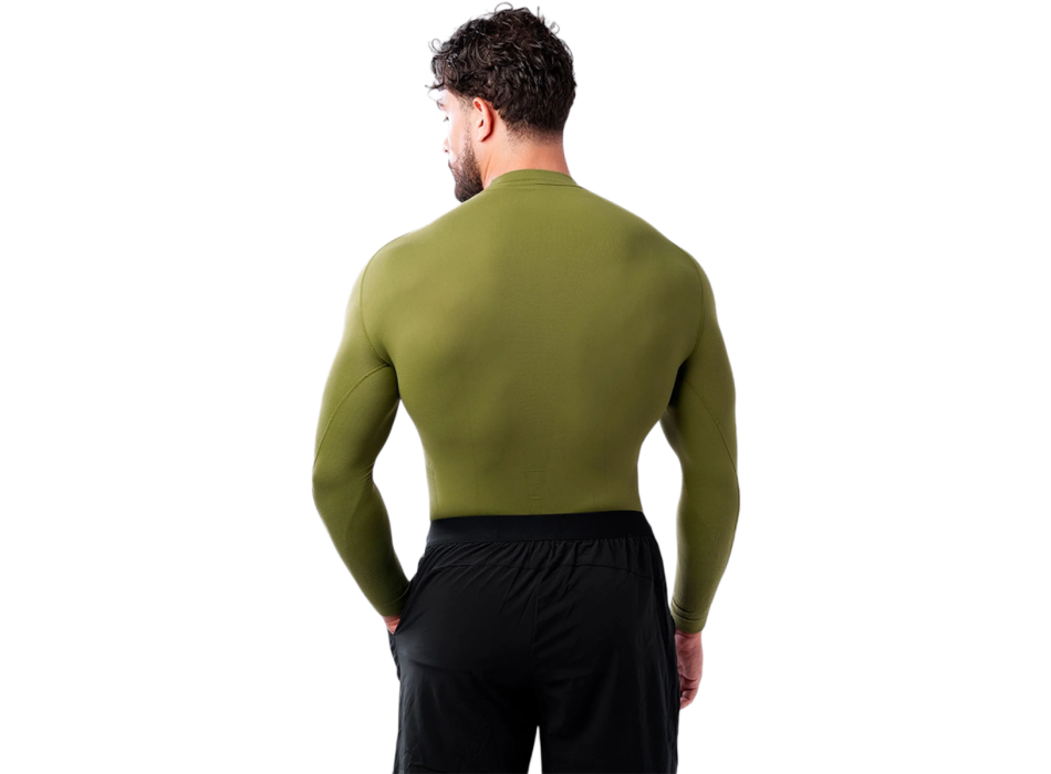 Air Long Bombafit t-shirt verde militare