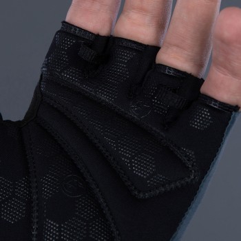 Allround Chiba guanti palestra traspiranti grip silicone clarino nero