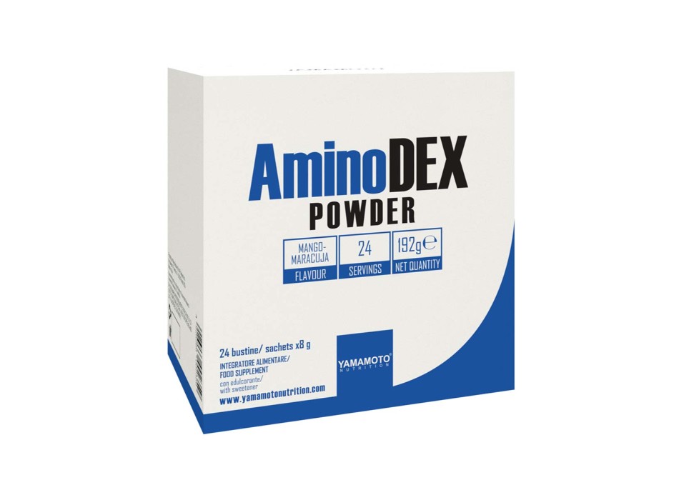 AminoDEX Powder Yamamoto Nutrition aminoacidi essenziali EAA 24 bustine Mango