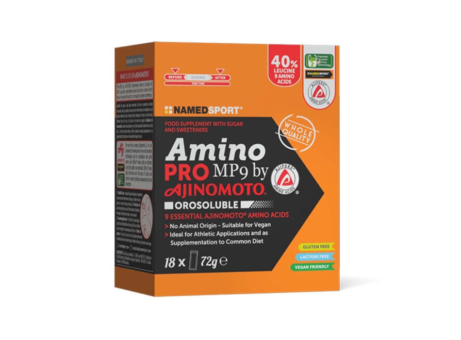 AMINOPRO MP9 - Integratore di 9 diversi Aminoacidi essezianli NAMEDSPORT
