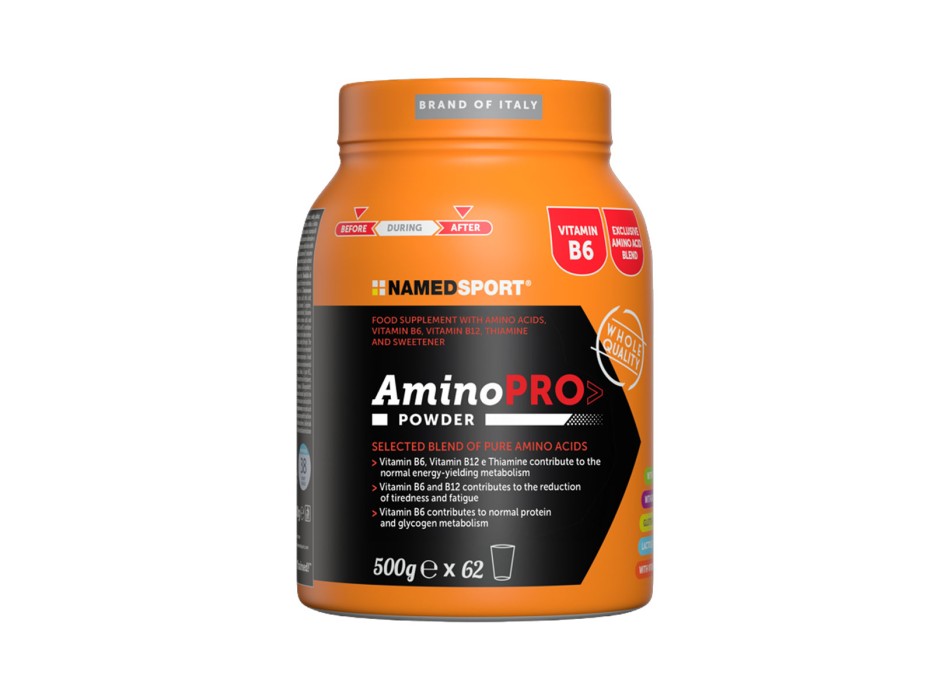 AminoPRO Namedsport integratore pool aminoacidi BCAA EAA polvere 500g