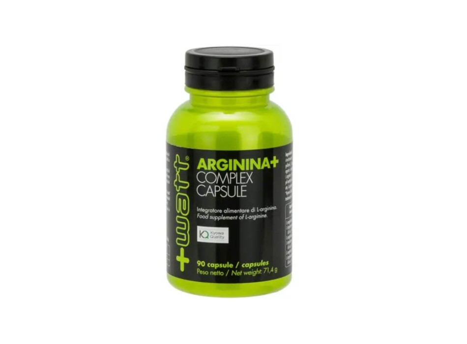 Arginina Complex+ 90caps +Watt integratore ossido nitrico