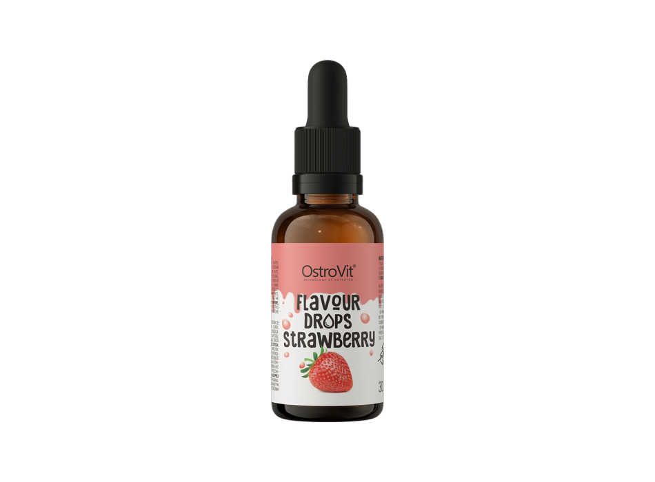 Aroma alimentare OstroVit aromi in gocce 30 ml Fragola