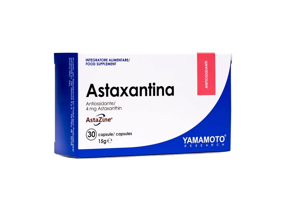Astaxantina Yamamoto Nutrition integratore antiossidante natural AstaZine 30caps