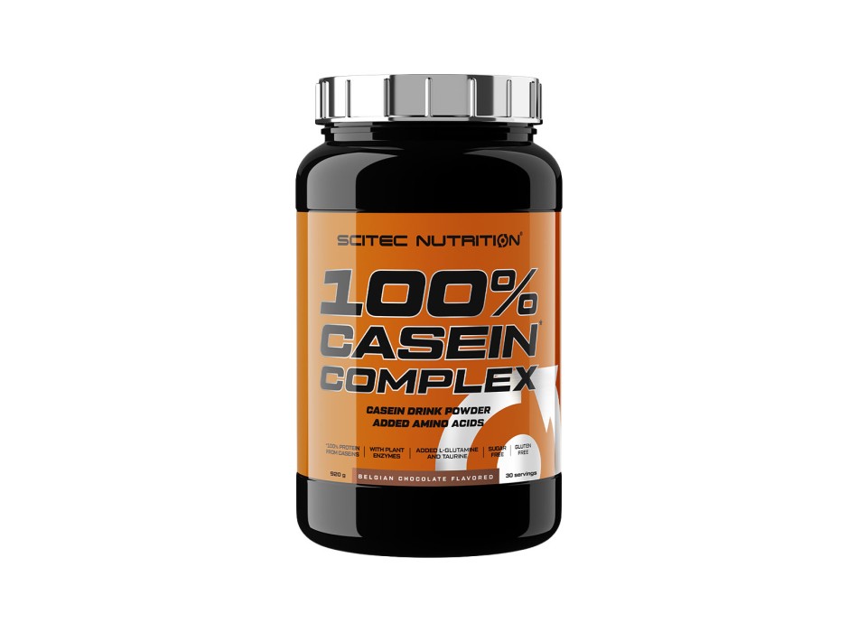 Barattolo 100% Casein Complex Scitec Nutrition proteine caseina 920g Cioccolato