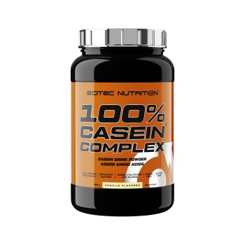 Barattolo 100% Casein Complex Scitec Nutrition proteine caseina 920g Vaniglia