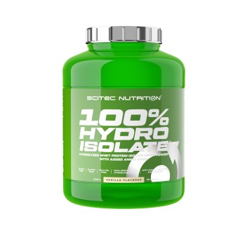 Barattolo 100% Hydro Isolate ScitecNutrition proteine idrolizzate 2kg Vaniglia