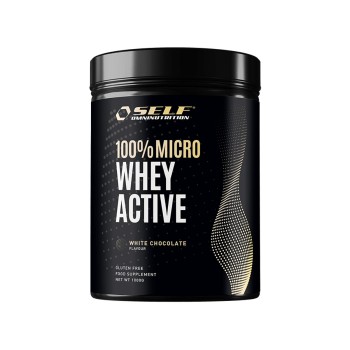 Barattolo 100% Micro Whey Active Self Omninutrition 1kg Cioccolato Bianco