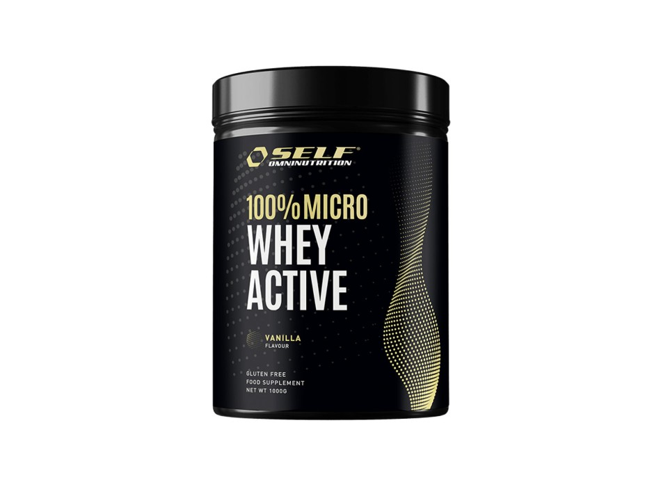 Barattolo 100% Micro Whey Active Self Omninutrition 1kg Vaniglia