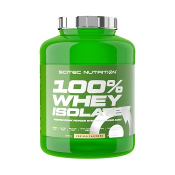 Barattolo 100% Whey Isolate Scitec Nutrition 2kg Vaniglia