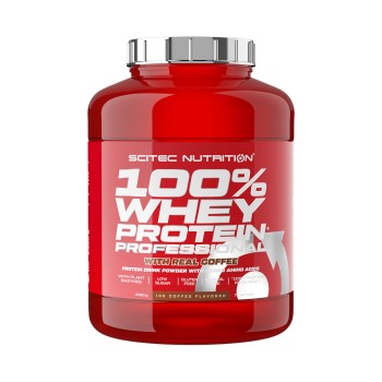 Barattolo 100% Whey Protein Scitec Nutrition 2,35kg Caffè Freddo