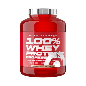 Barattolo 100% Whey Protein Scitec Nutrition 2,35kg Cioccolato Cookies & Cream