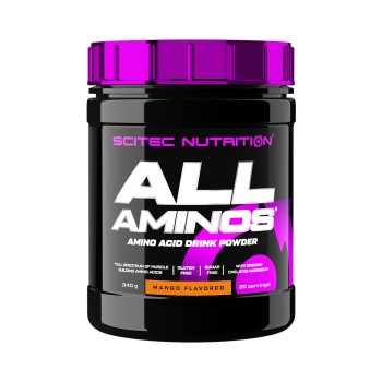 Barattolo All Aminos Scitec Nutrition aminoacidi 340g Mango