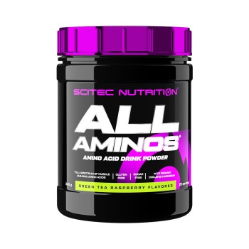Barattolo All Aminos Scitec Nutrition aminoacidi 340g Tè Verde Mirtillo
