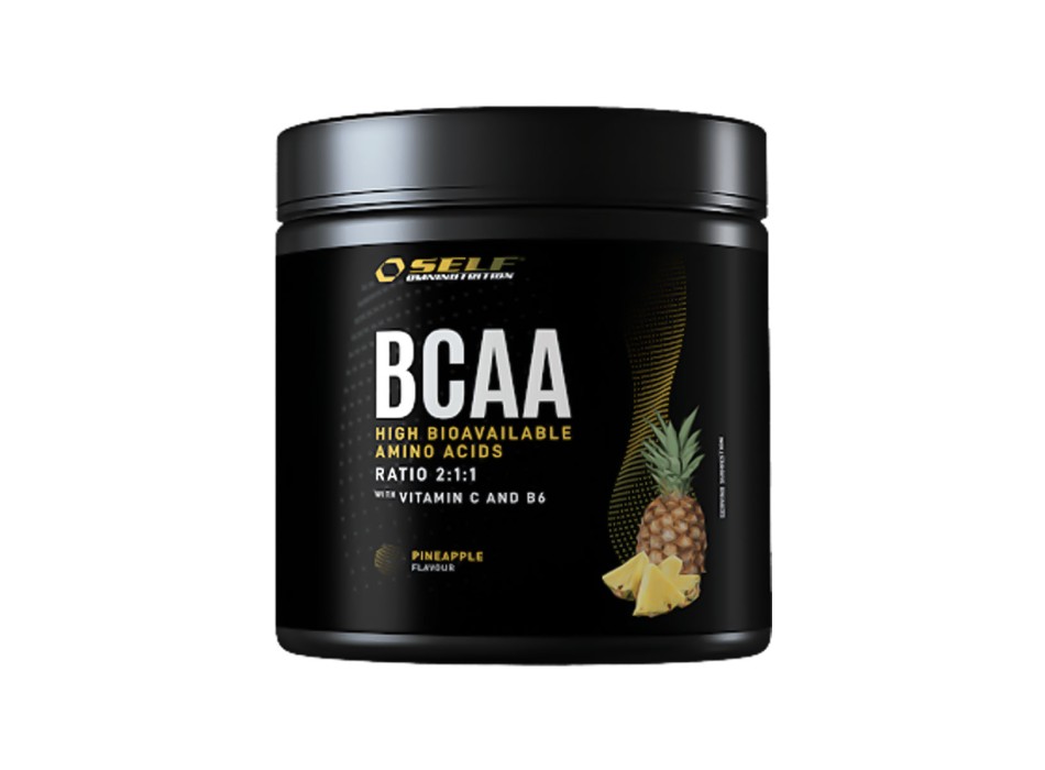 Barattolo BCAA 2:1:1 Self Omninutrition aminoacidi ramificati 200g Ananas