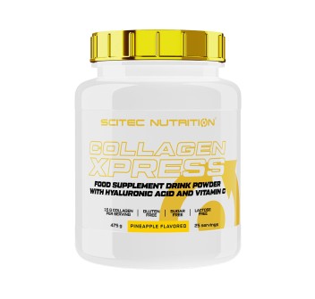 Barattolo Collagen Xpress Scitec Nutrition collagene 475g Ananas