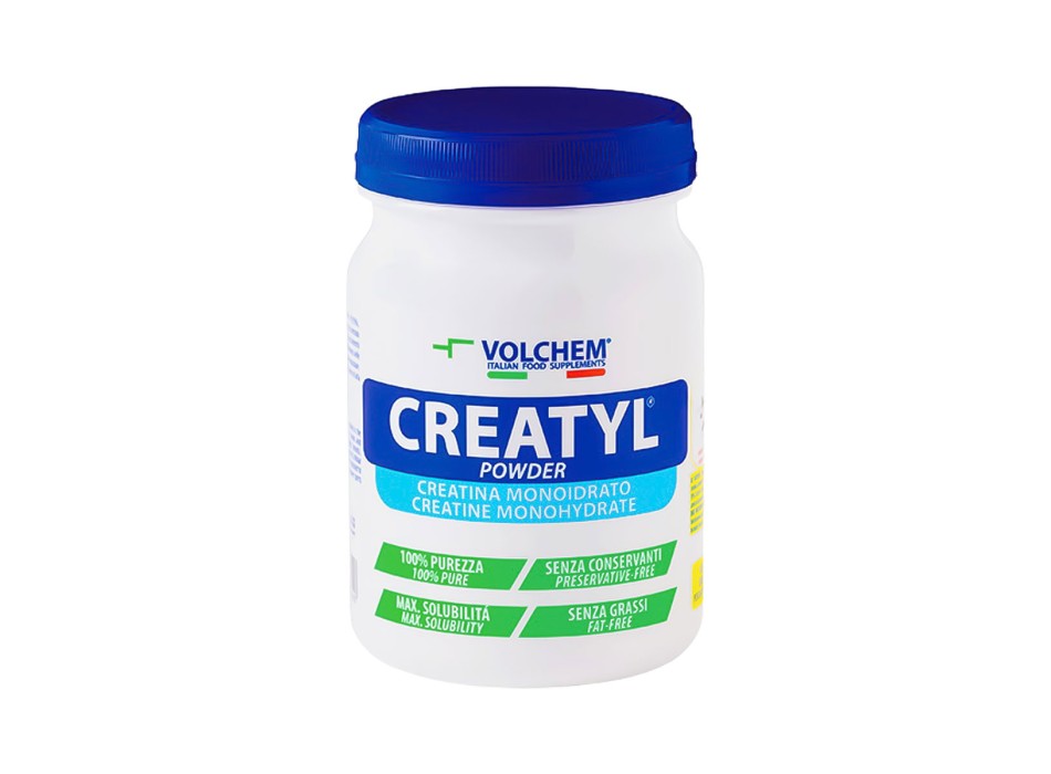 Barattolo Creatyl Powder Volchem creatina monoidrato purissima forza massa 300g