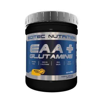 Barattolo EAA + Glutamine Scitec Nutrition EAA e glutammina 300g Mango