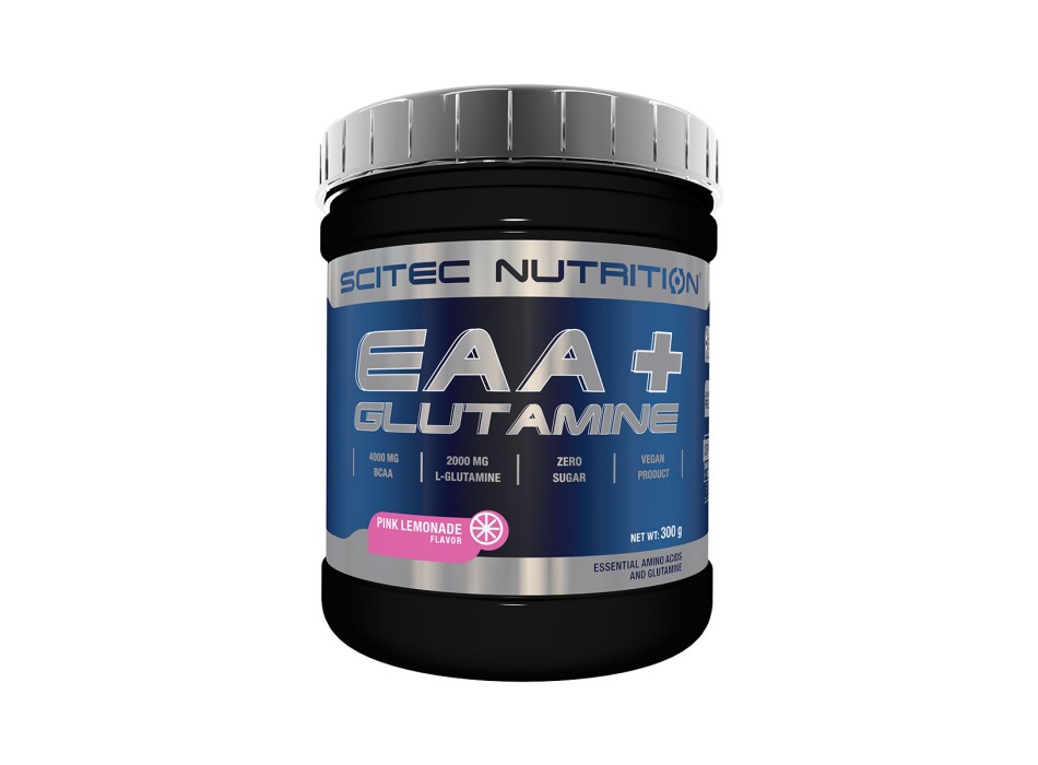 Barattolo EAA + Glutamine Scitec Nutrition EAA e glutammina 300g Pink Lemonade