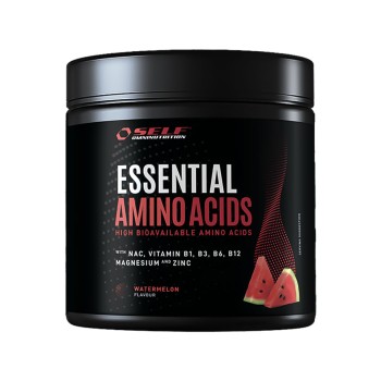 Barattolo Essential Amino Acids Self Omninutrition aminoacidi EAA 200g Anguria