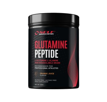 Barattolo Glutamine Peptides Self Omninutrition glutammina peptidi 300g Arancia
