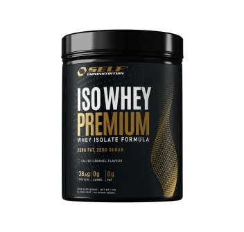 Barattolo Iso Whey Premium Self Omninutrition 1kg Caramello Salato