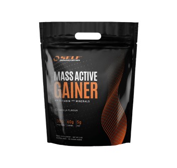 Barattolo Mass Active Gainer Self Omninutrition Gainer 2kg Vaniglia