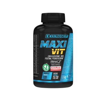 Barattolo Maxi Vit Eurosup da 120 compresse, integratore multivitaminico e multi