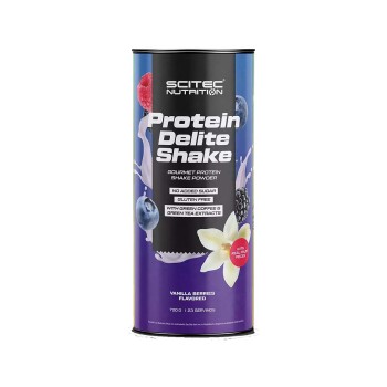 Barattolo Protein Delite Shake Scitec Nutrition 700g Vaniglia Frutti di Bosco