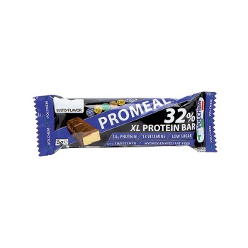 Barretta proteica formato grande Promeal XL 32 Volchem 75g Burro di Arachidi