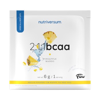 BCAA 2:1:1 Nutriversum Aminoacidi Ramificati Recupero Massa 6g Ananas e Mango