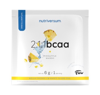 BCAA 2:1:1 Nutriversum Aminoacidi Ramificati Recupero Massa 6g Ananas e Mango