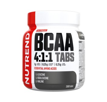 BCAA 4:1:1 Nutrend 300 cpr Formato Maxi Aminoacidi Ramificati 1500mg Leucina