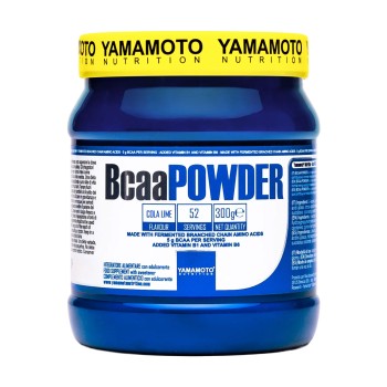 BCAA Powder Yamamoto Nutrition aminoacidi ramificati 2:1:1 polvere 300g ColaLime