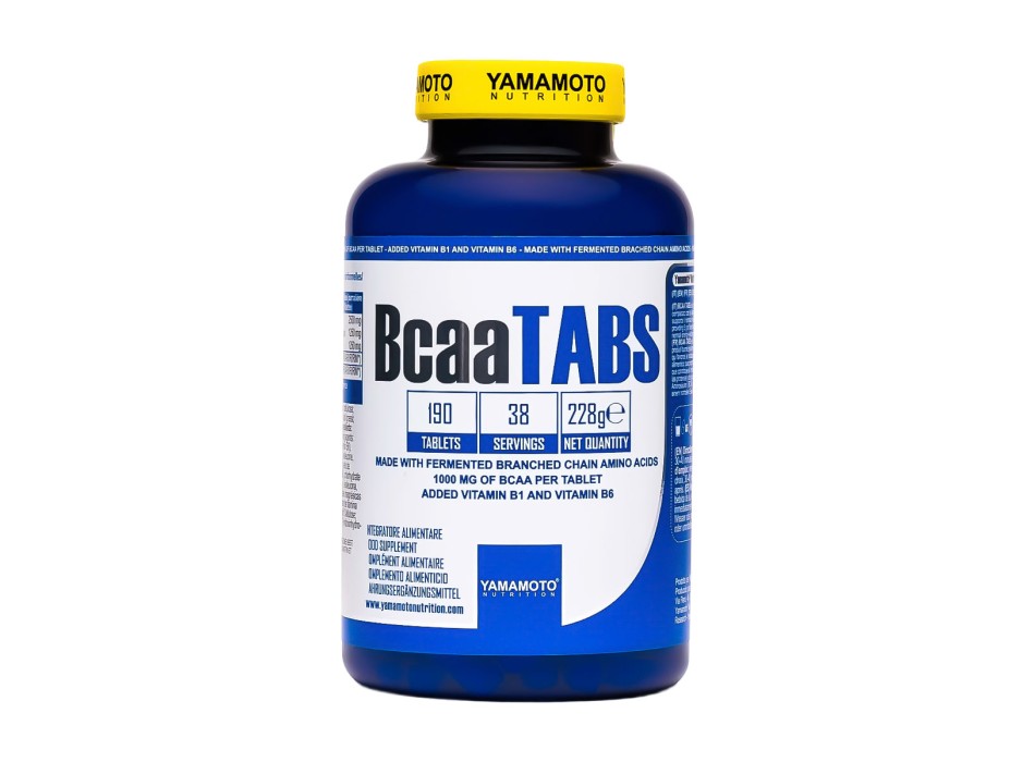 BCAA Tabs Yamamoto Nutrition integratore amminoacidi ramificati 2:1:1 190 cpr