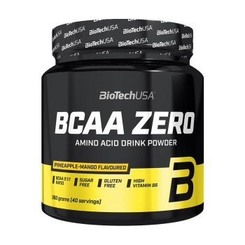 BCAA Zero BioTechUSA integratore aminoacidi ramificati recupero ananas e mango