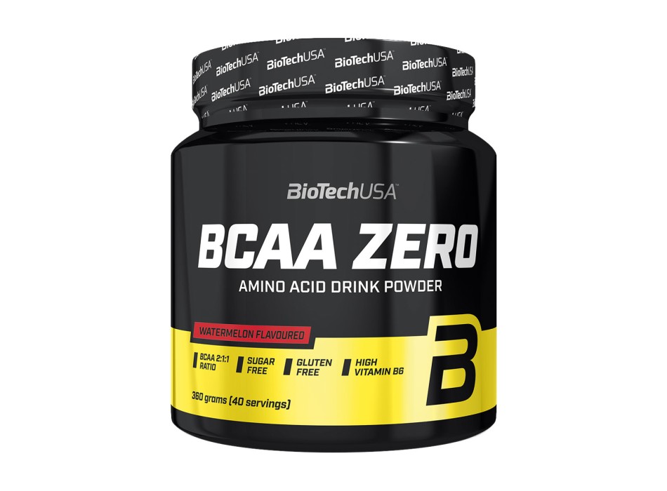 BCAA Zero BioTechUSA integratore aminoacidi ramificati recupero anguria