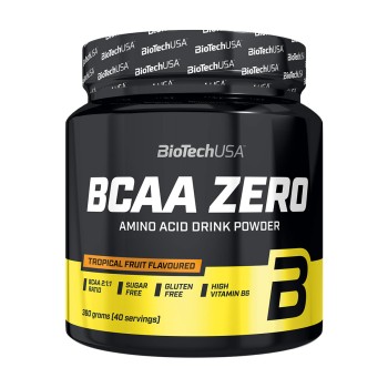 BCAA Zero BioTechUSA integratore aminoacidi ramificati recupero tropical